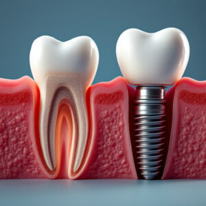 İmplant ve Sağlıklı Diş Arasındaki Farklar
